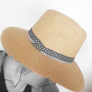 Summer Festival Brimmed Hat American Flag Ribbon